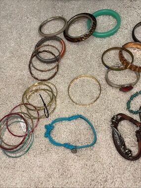 Unbranded Knotted Cord Bracelet Women OS Turquoise Good Adjustable Minimalist